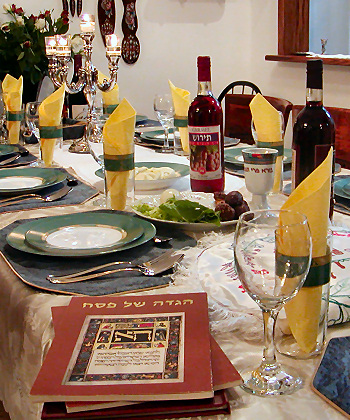 18-Table setup for Passover